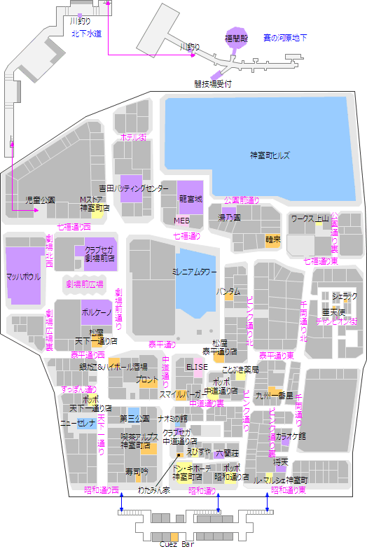 神室町マップ