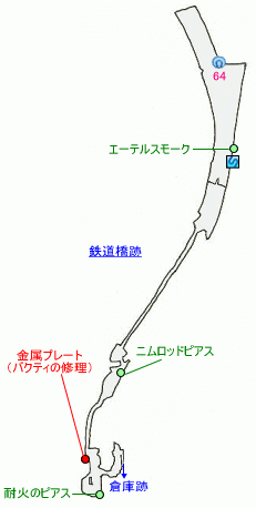 ヲルバ郷：鉄道橋跡マップ